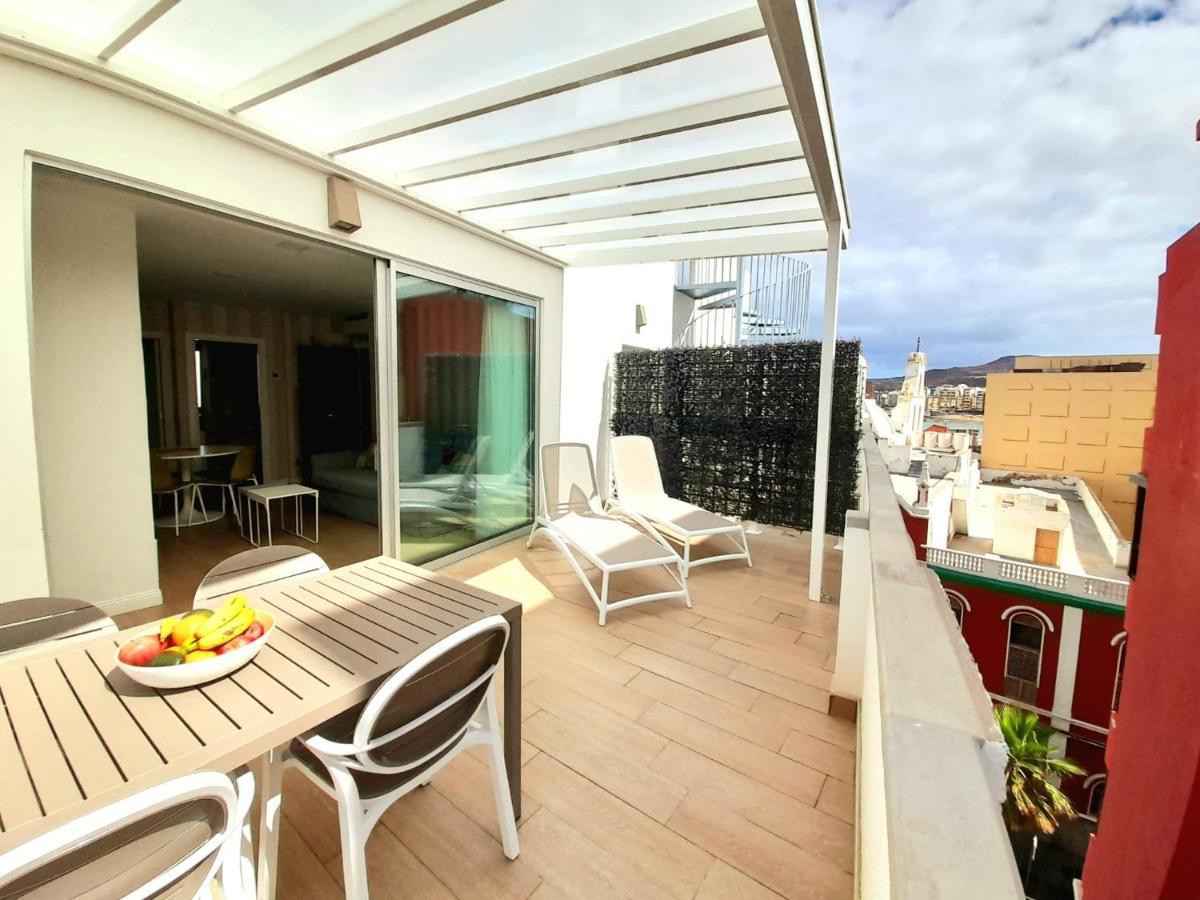 Malibu Canteras Atico 22 Con Terraza - Penthouse With Terrace (Adults Only) Лас-Пальмас-де-Гран-Канария Экстерьер фото
